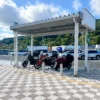 国見SA上り-バイク駐車場